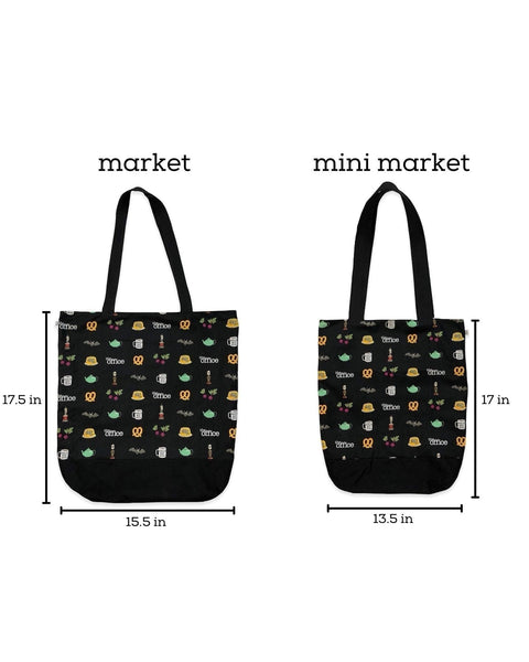 flamingo market bag