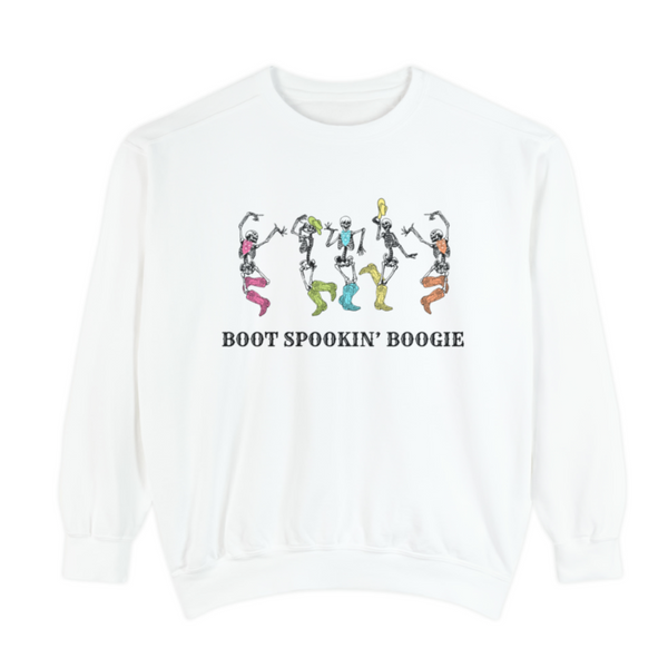 boot spookin' boogie sweater