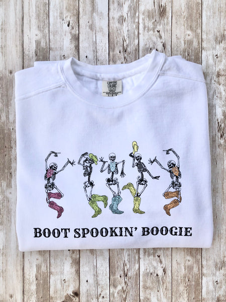 boot spookin' boogie sweater