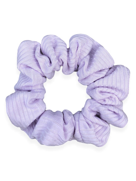 lavender ribbed scrunchie