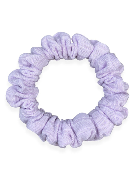 lavender ribbed scrunchie