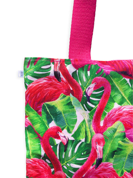 flamingo market bag