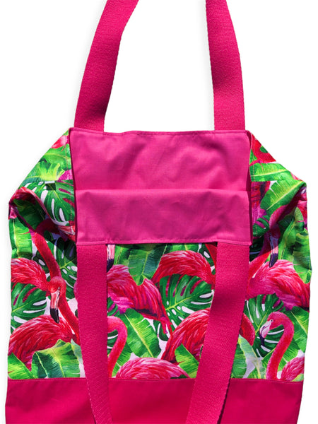 flamingo market bag