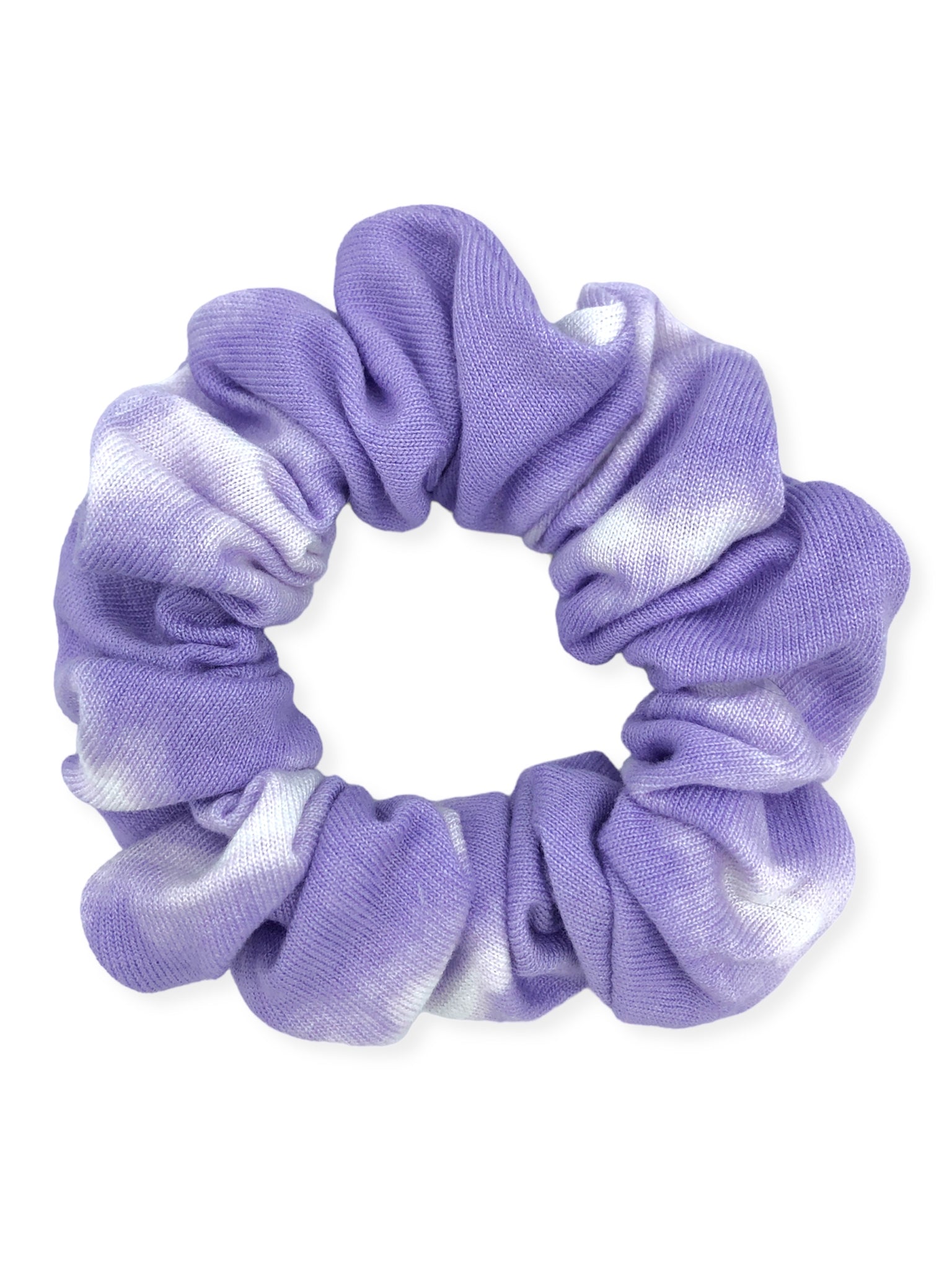 purple tie dye scrunchie