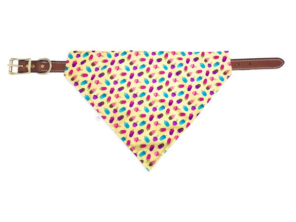 ice cream pet bandana