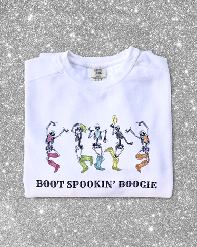 boot spookin' boogie sweater