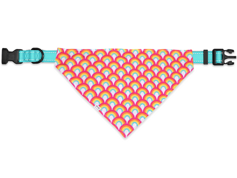 rainbow pet bandana