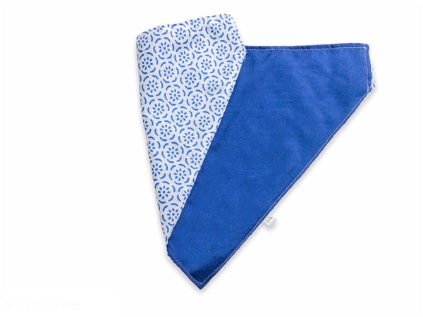 navy sand dollar pet bandana