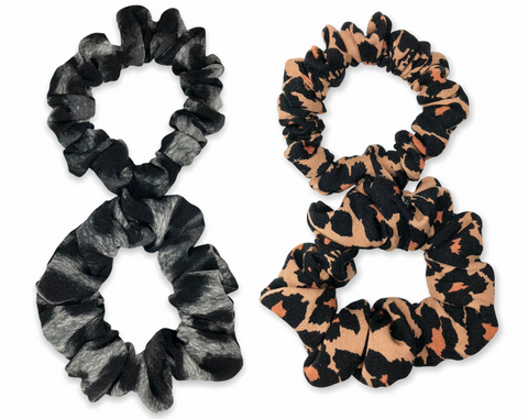 leopard print scrunchie