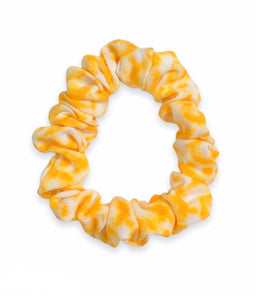 yellow splash scrunchie