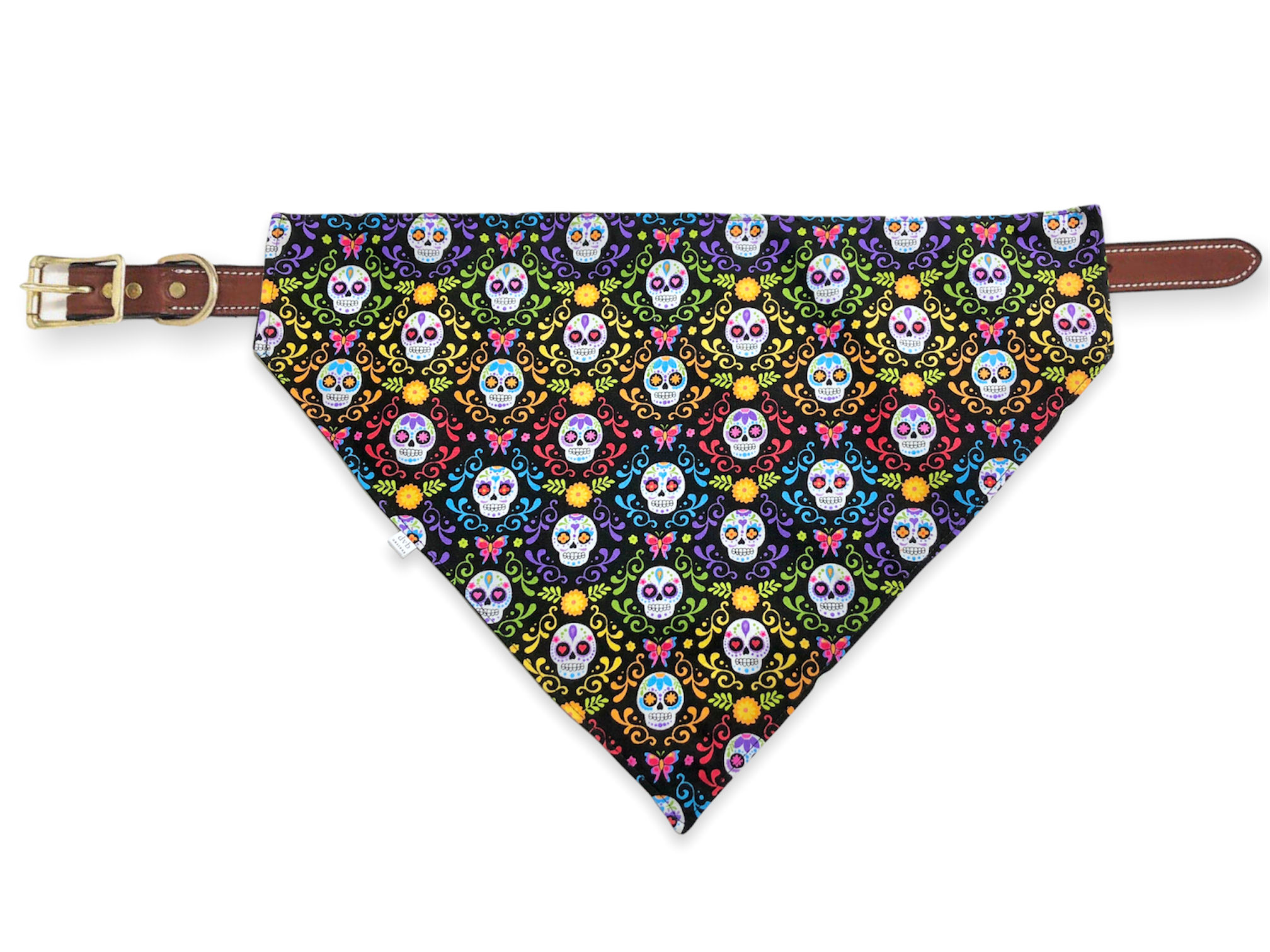 day of the dead pet bandana