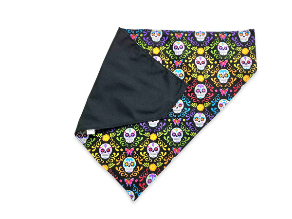 day of the dead pet bandana