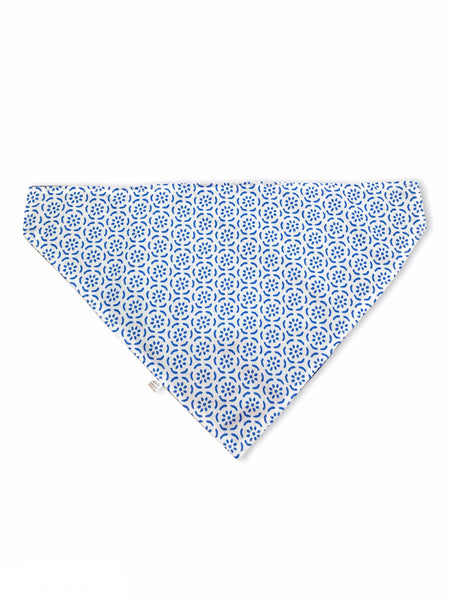 navy sand dollar pet bandana