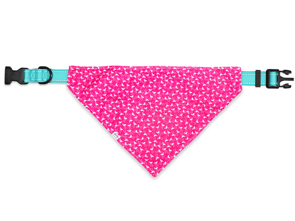 pink flamingo pet bandana