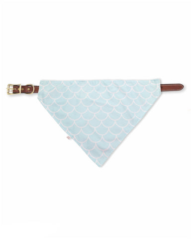 teal mermaid scales pet bandana