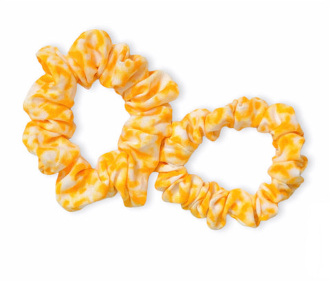 yellow splash scrunchie