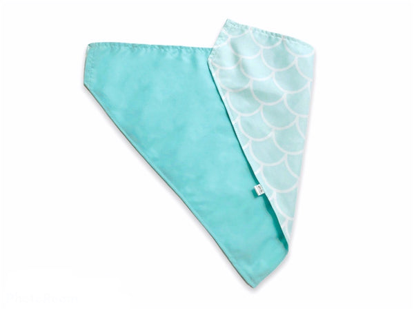 teal mermaid scales pet bandana