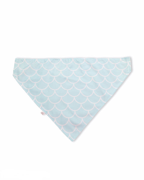 teal mermaid scales pet bandana