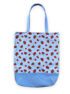 strawberry market bag