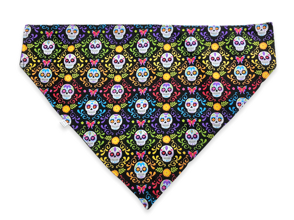 day of the dead pet bandana