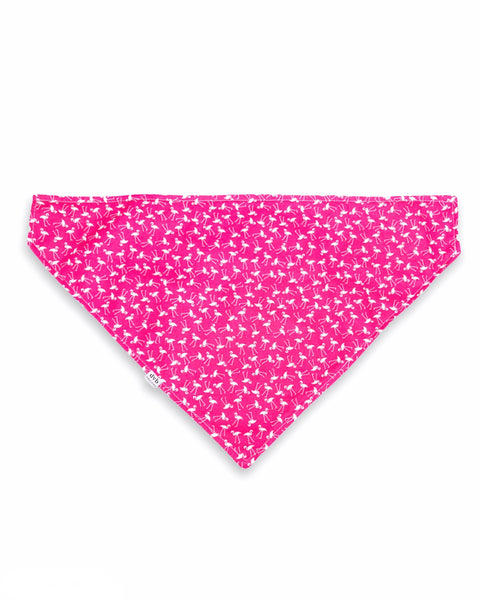 pink flamingo pet bandana