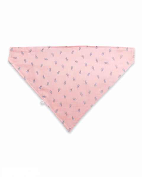 pink pineapples pet bandana