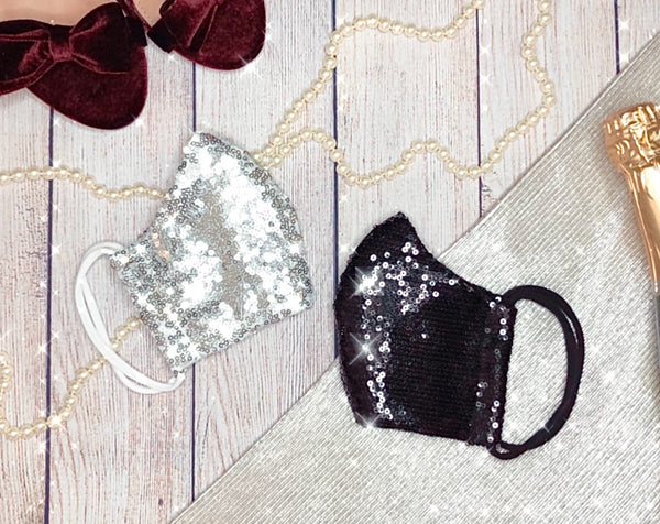 sequin face mask